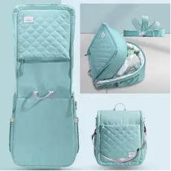 Sunveno Baby Bed Portable & Bag - Sea Green